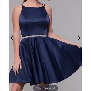 Formal Dress-Navy Blue